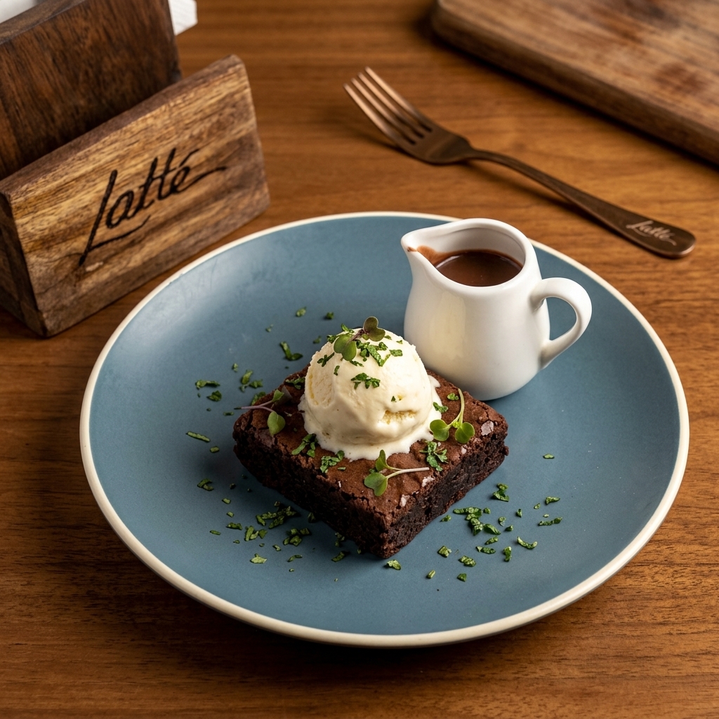 Brownie With Ice Cream