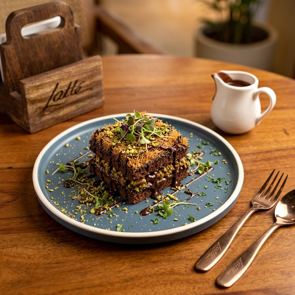 Chocolate Pistachio Kunafa