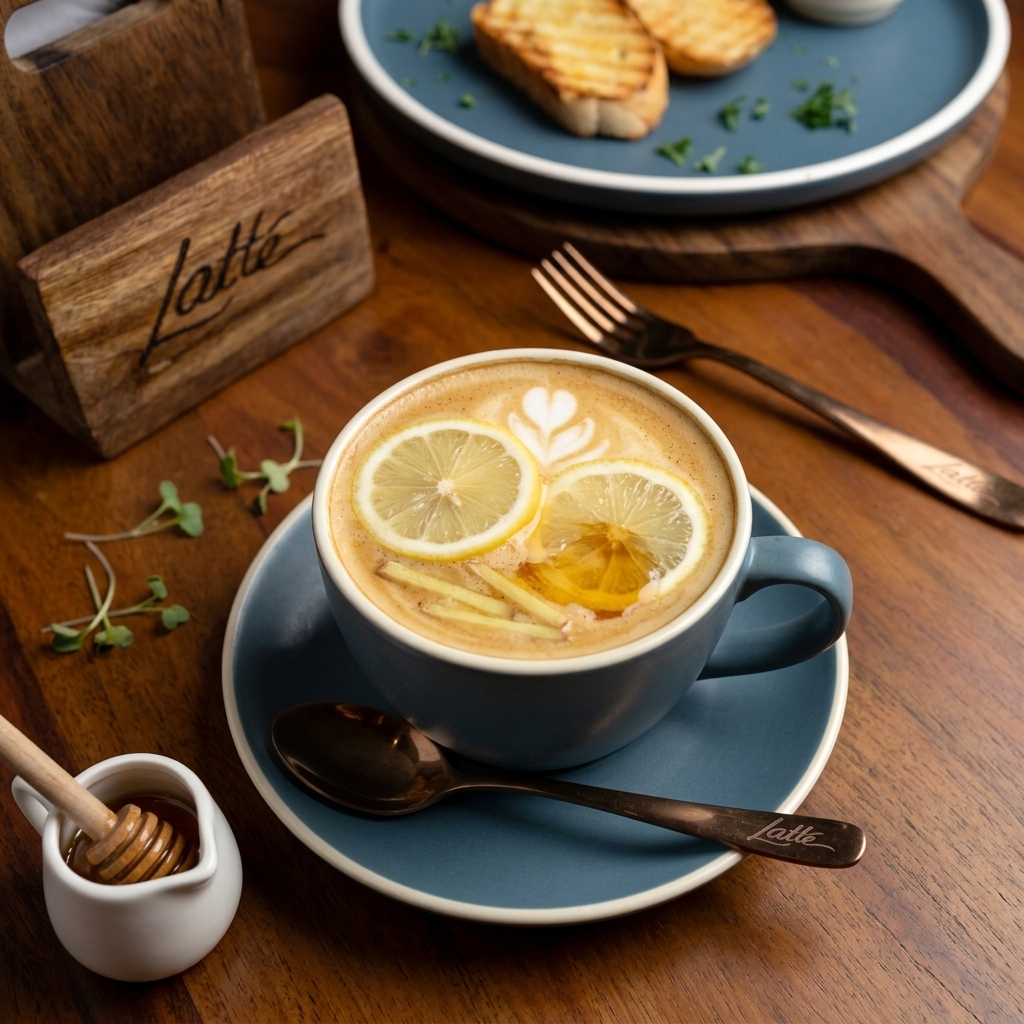 Hot Ginger Lemon Honey Tea