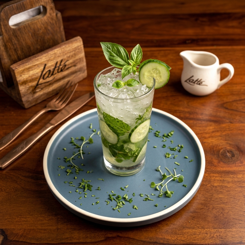 Cucumber Basil Mojito